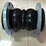 DN100 Double Spheres Floating Flanged Rubber Expansion Joint
